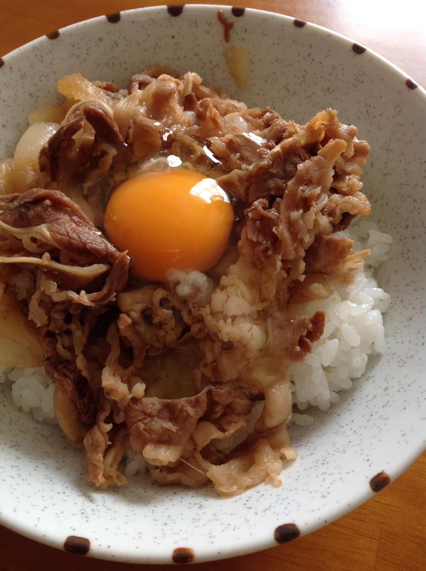 超手抜き牛丼