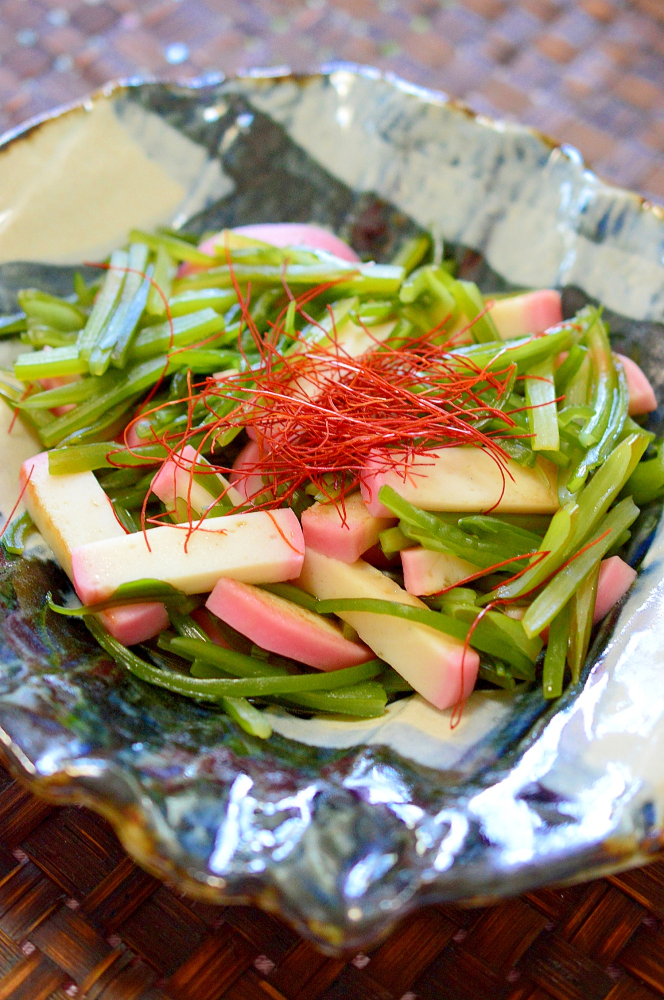 簡単！ヘルシー！茎わかめと☆かまぼこの小鉢