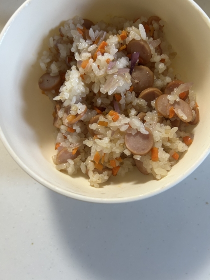 ウスターソースだけで５分！ノンオイル豚こま炒飯♪