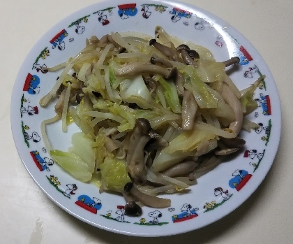 野菜炒め　みそ味