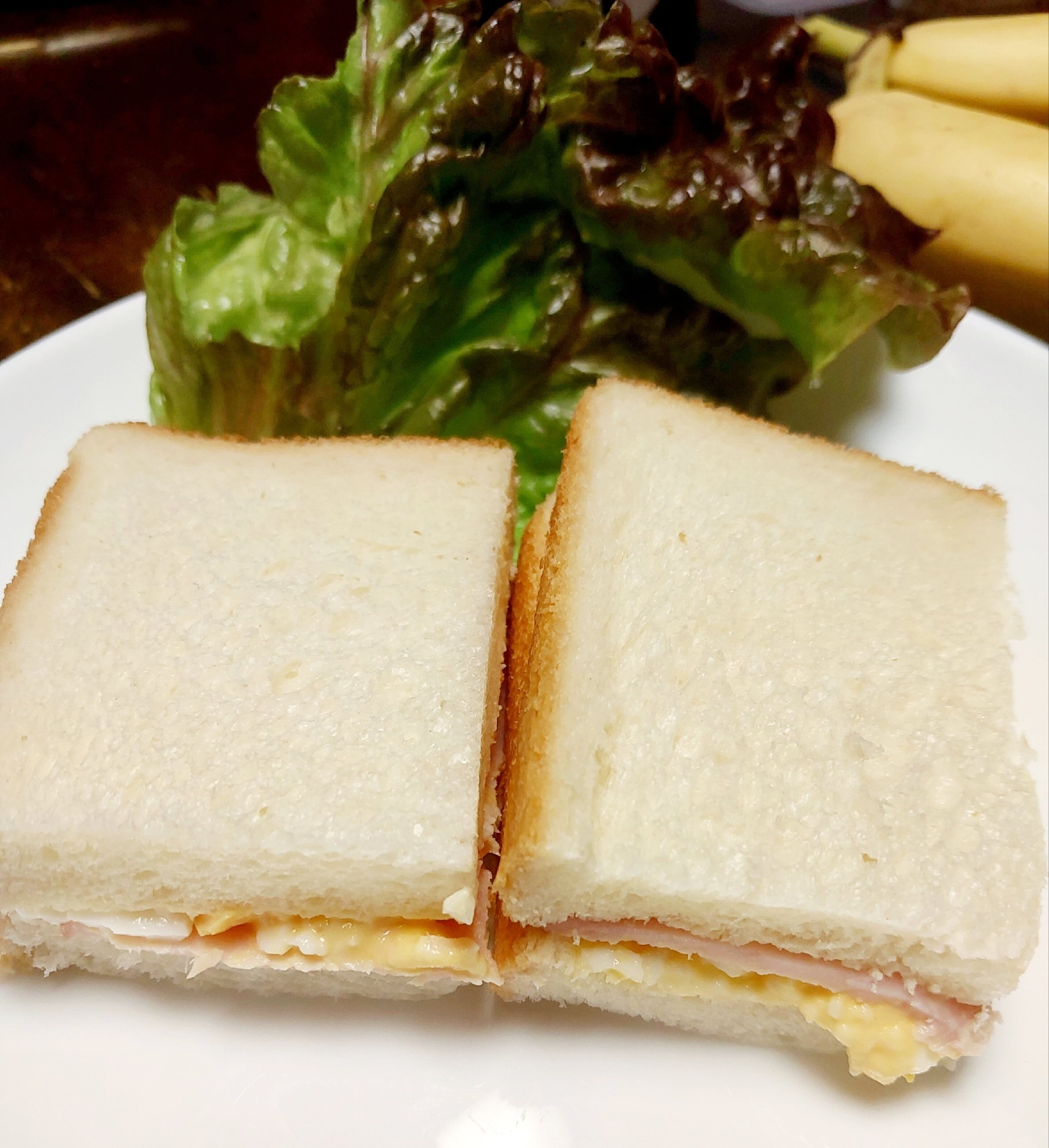 ☘️ハムたまごサンド☘️