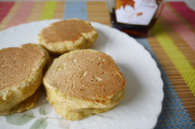 豆腐とHMでもちもち☆分厚いパンケーキ