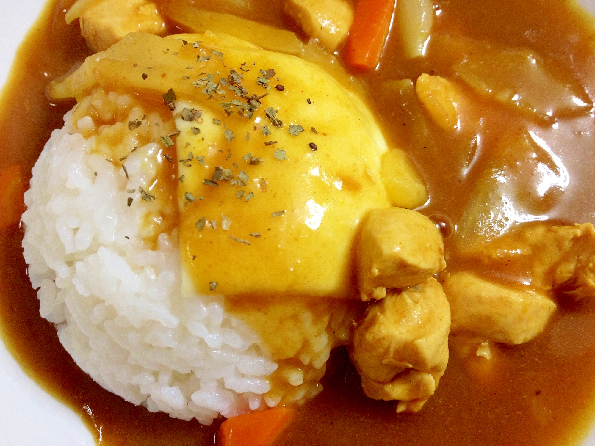 ササミチーズカレー