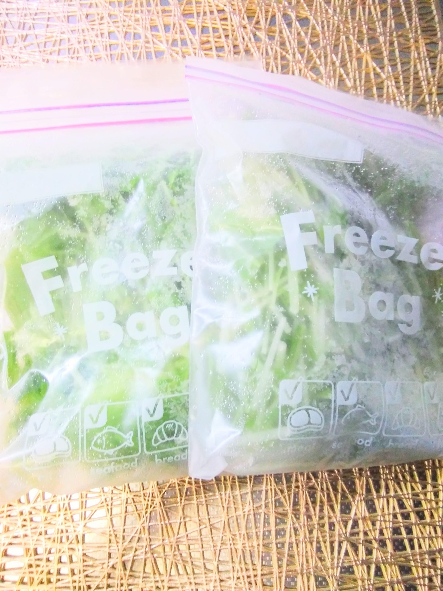 水菜☆水菜の冷凍保存☆1ヶ月保存出来ます☆