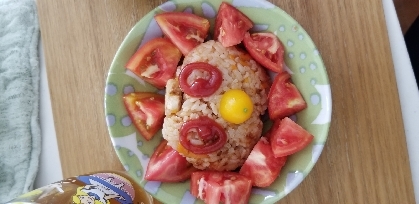 炊飯器で簡単チキンライス