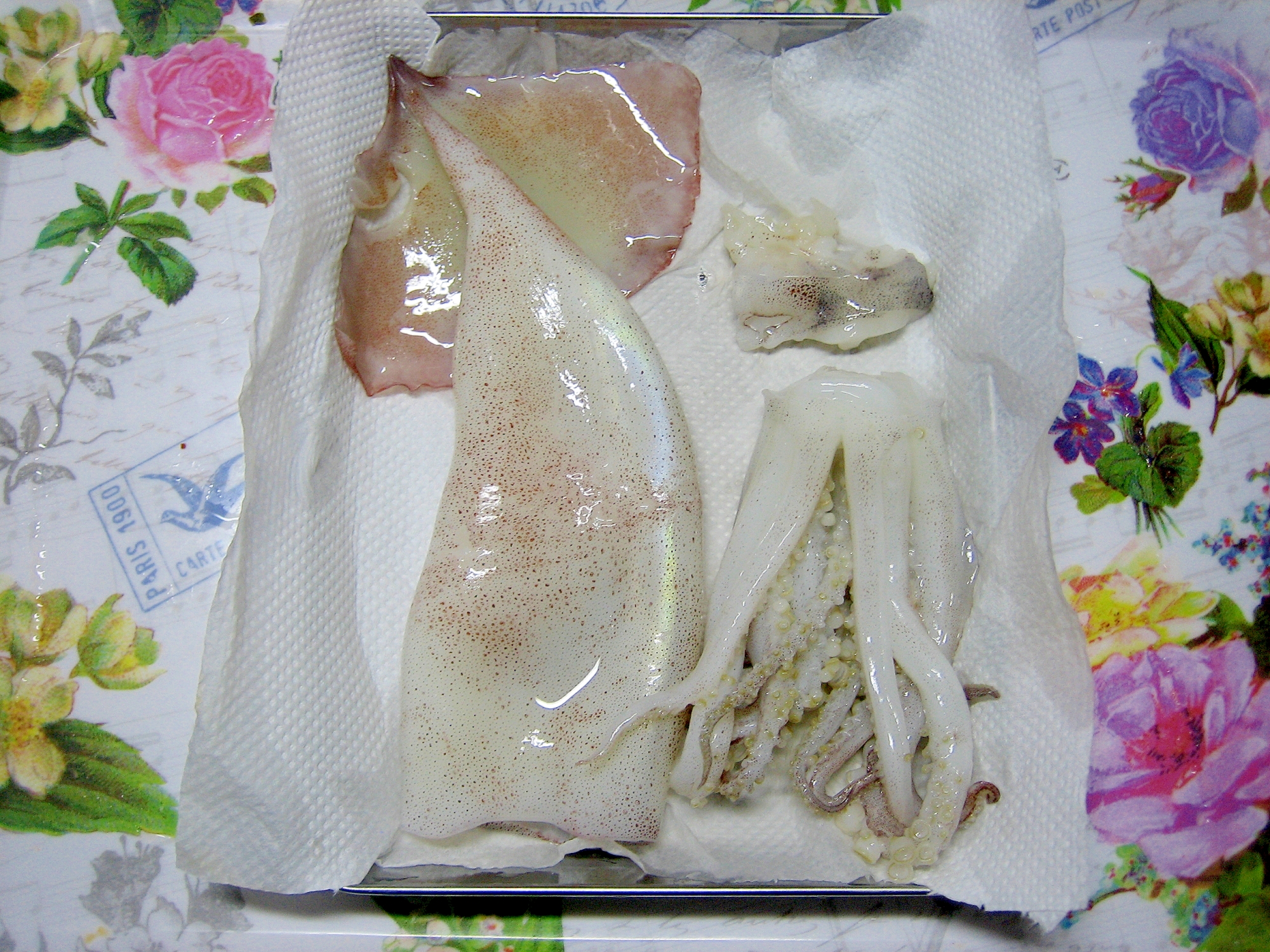 イカの調理方法(イカ飯の処理手順まで)