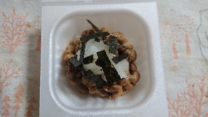 大根おろしと海苔の納豆