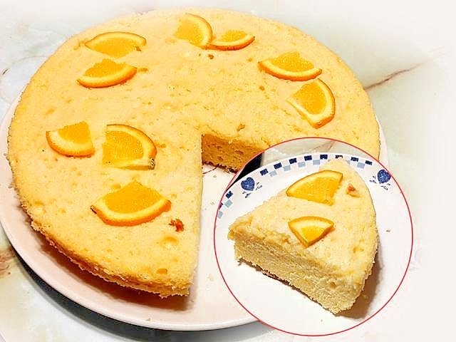 オールパンゼロで作る！オレンジ香る簡単シフォン♪