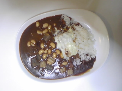 サラダ豆と豚肉のカレー☆