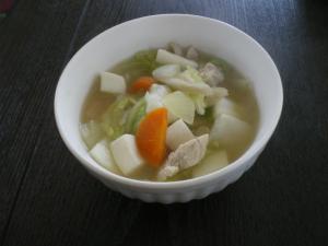 かぶと豆腐のスープ