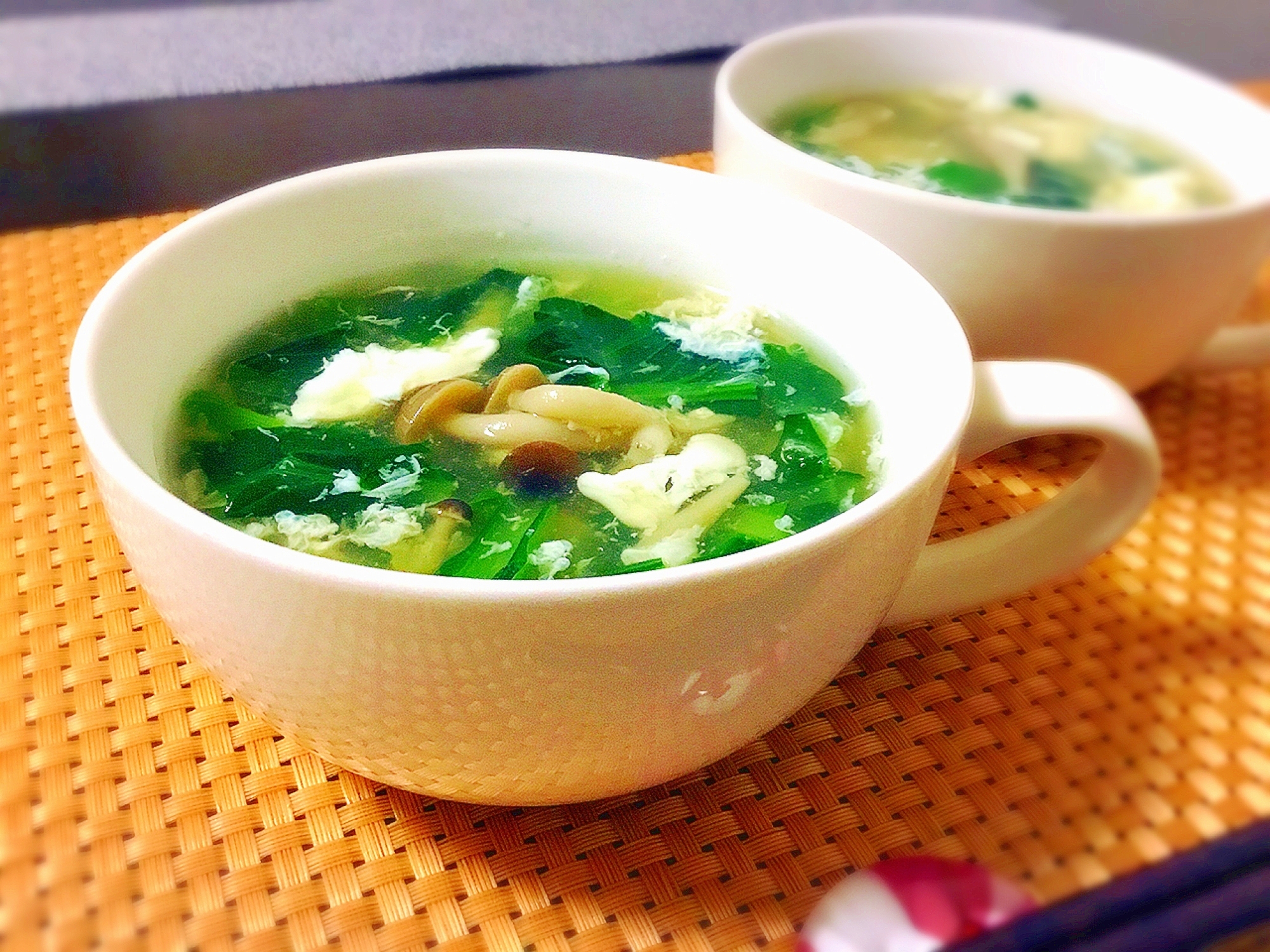 ＊卵白消費！ふわふわ中華スープ＊