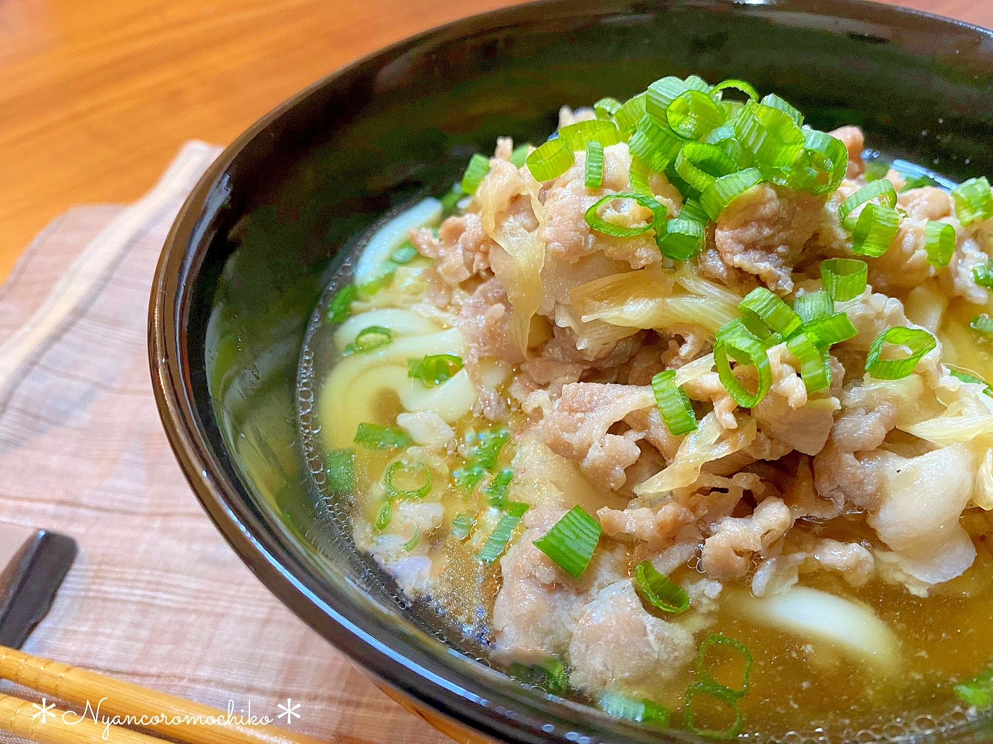 簡単ウマウマ♡肉うどん