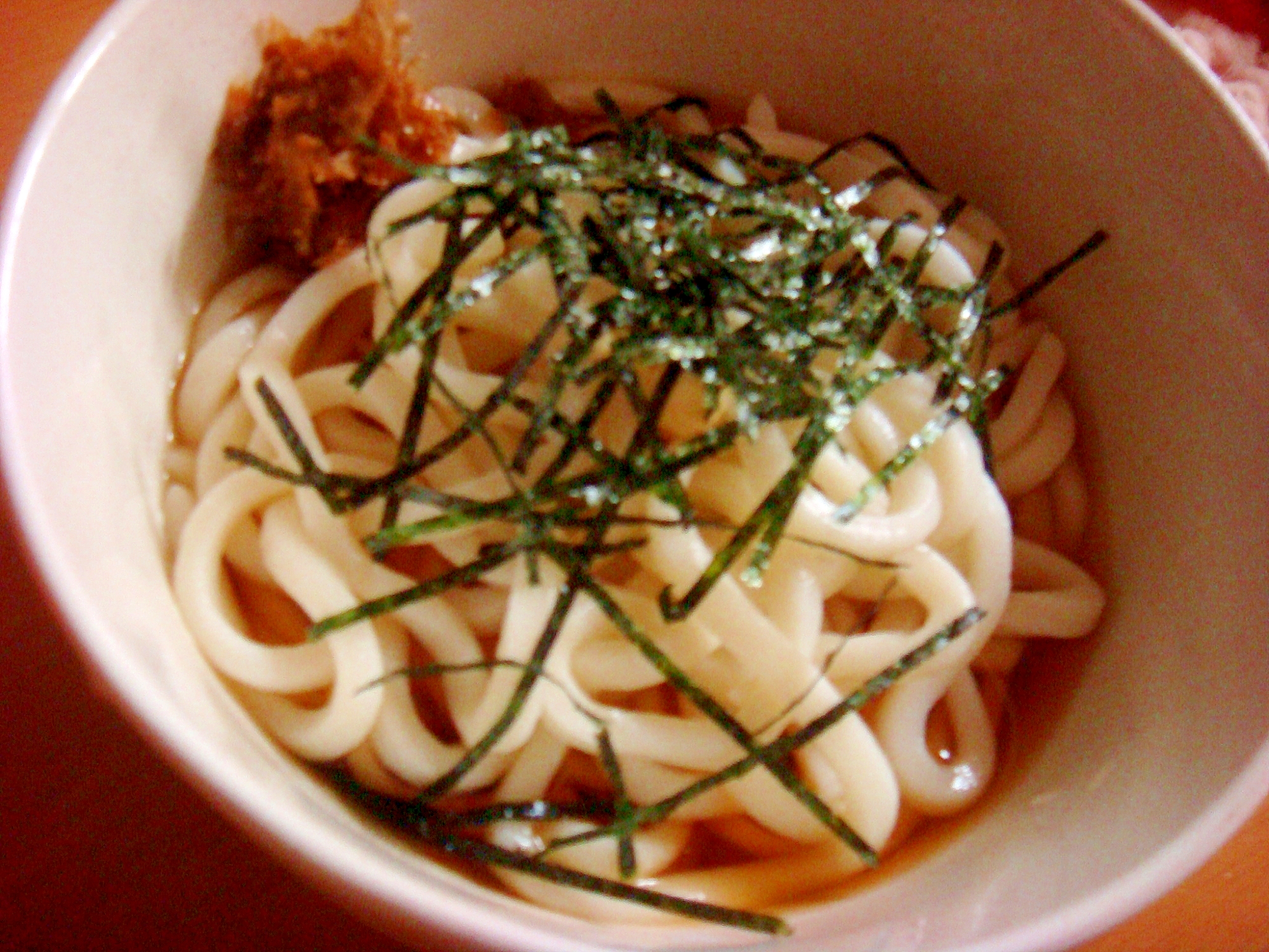 自家製めんつゆの冷うどん