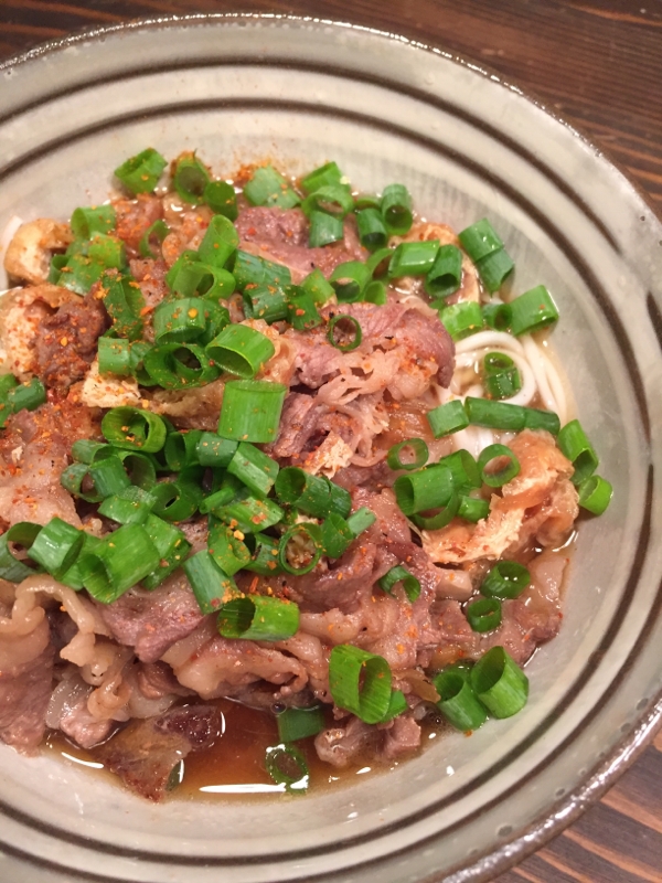 簡単！美味しい！ジューシー肉うどん