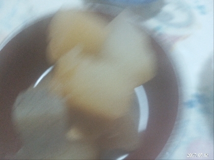 家にあるもので、お手軽おでん