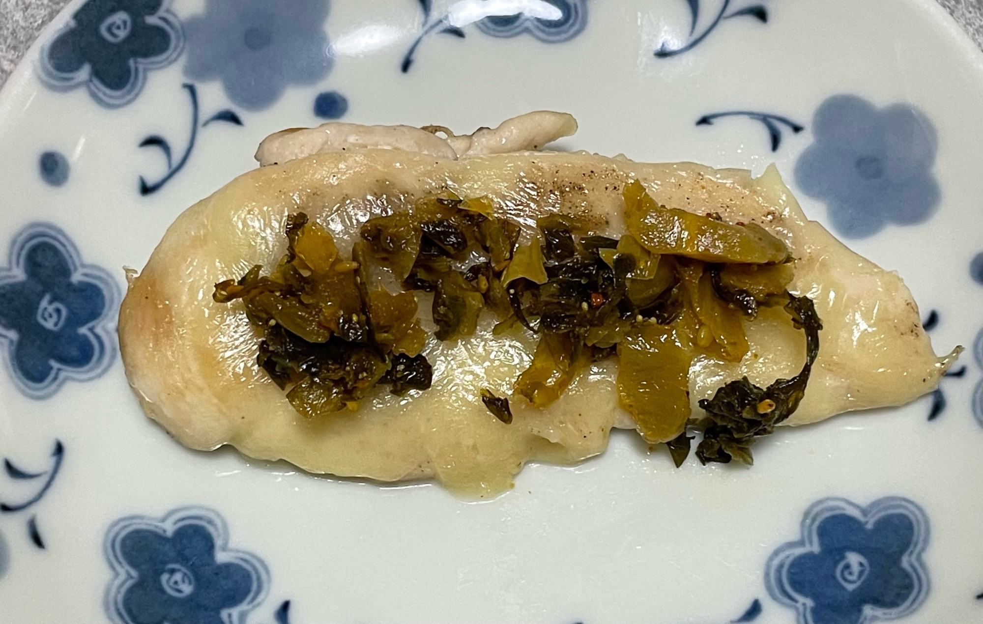 ささみのチーズ焼き ( 高菜 )