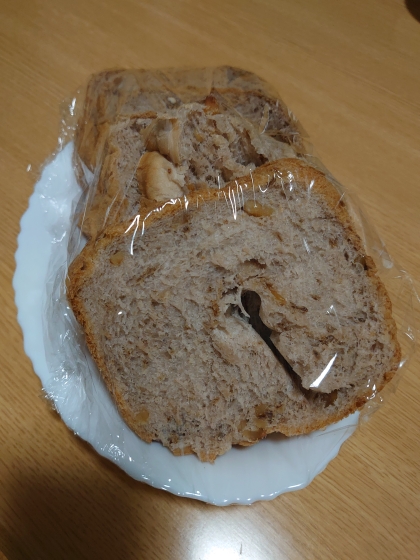 ホームベーカリー♪レーズンくるみ食パン