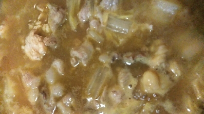 豚肉と白菜のカレー鍋