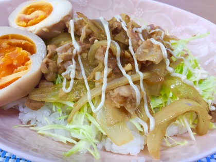 ご飯がすすむ☆甘辛豚丼