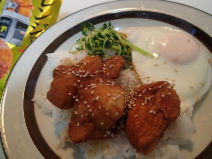 鶏胸肉のから揚げ丼