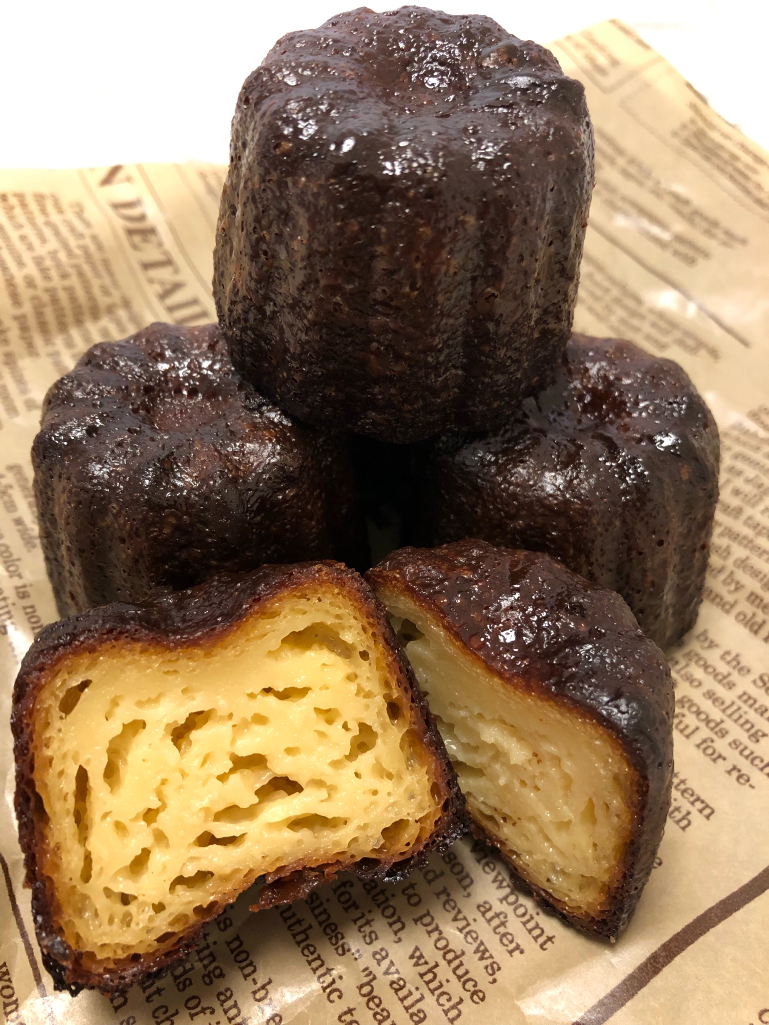 簡単!甘さ控えめ♡醤油の香ばしカヌレ