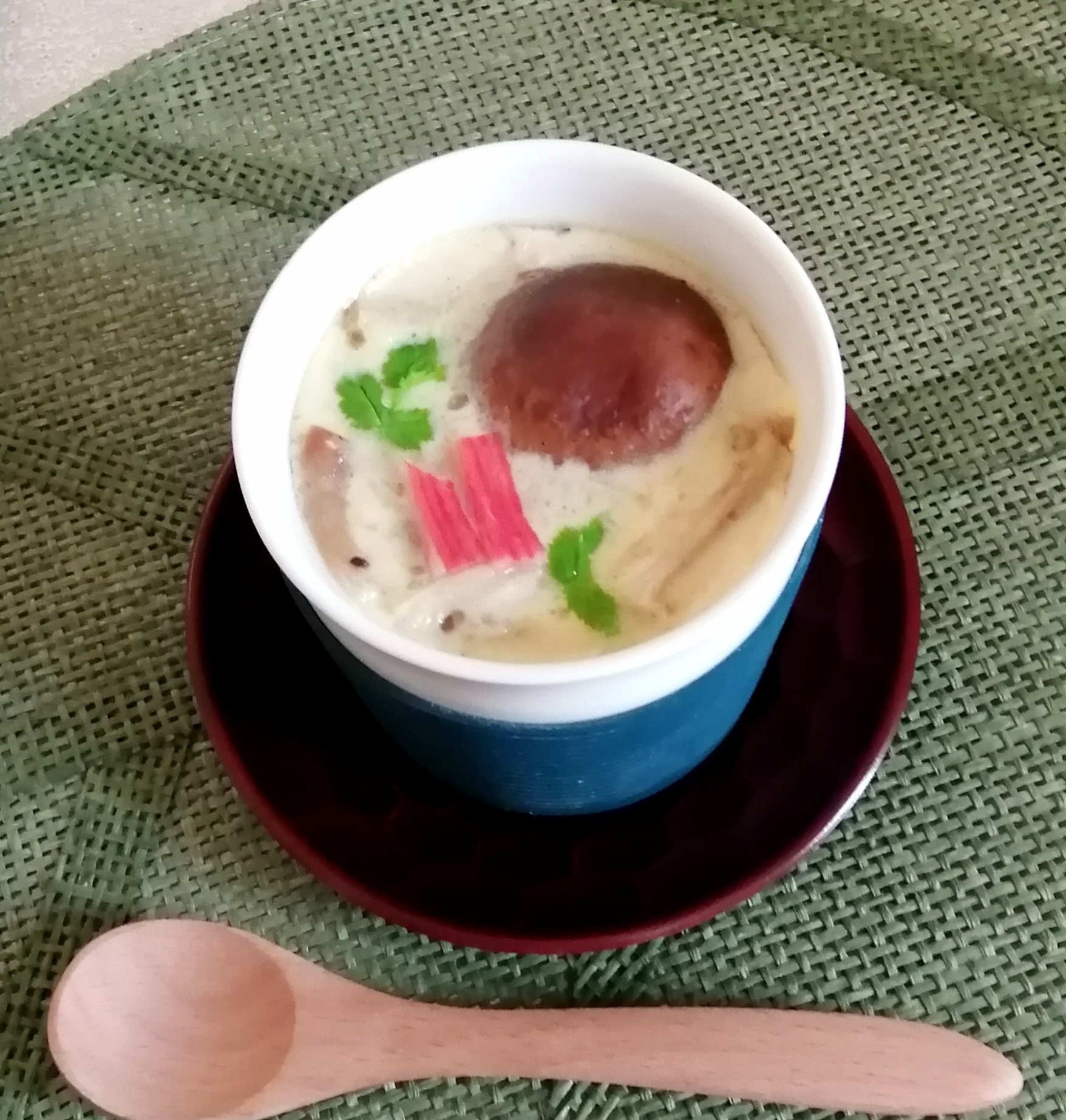 うどんスープの素利用！お手軽レンチン茶碗蒸し