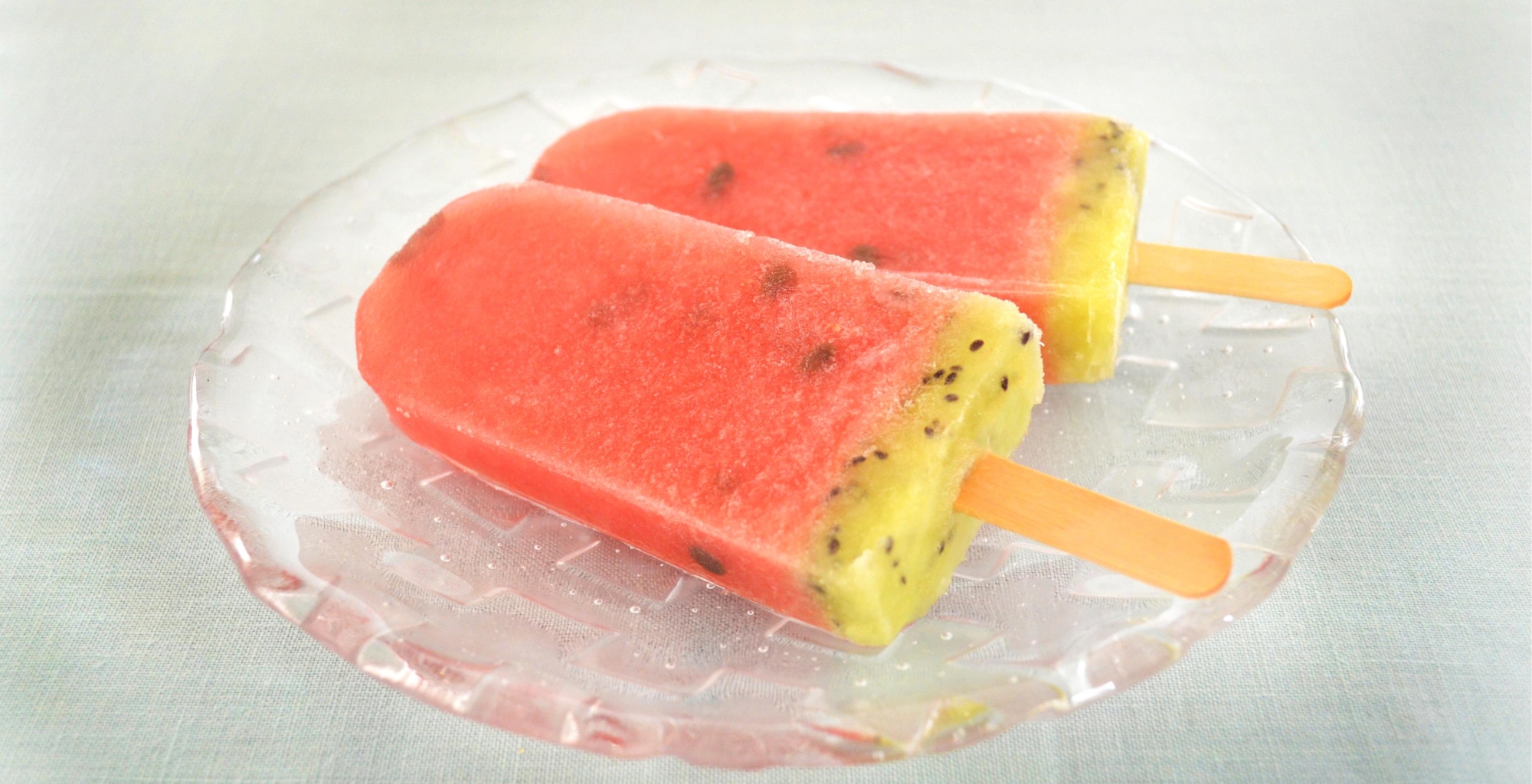 手作りスイカアイスバー