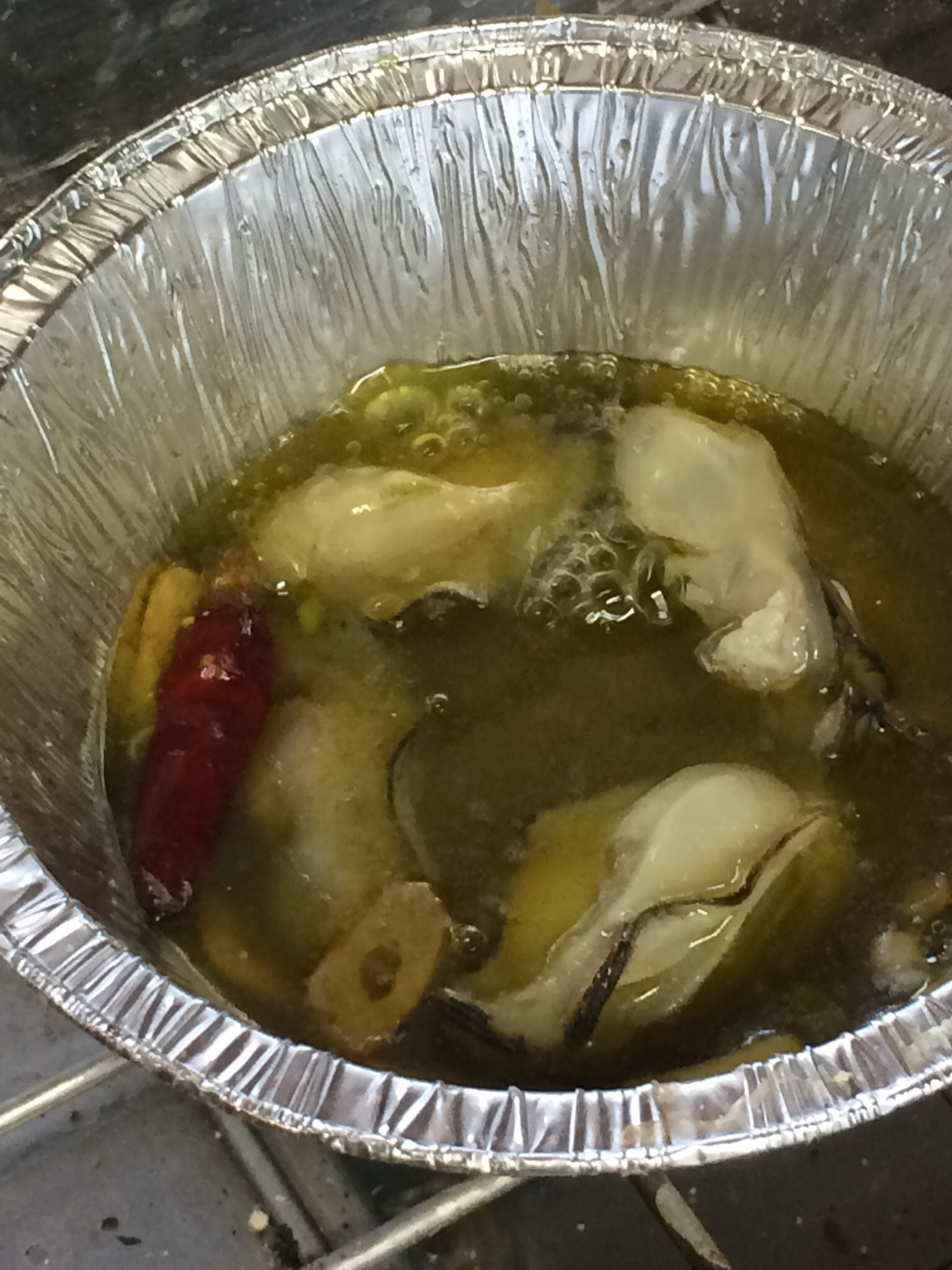 うちのおかず 牡蠣のアヒージョ