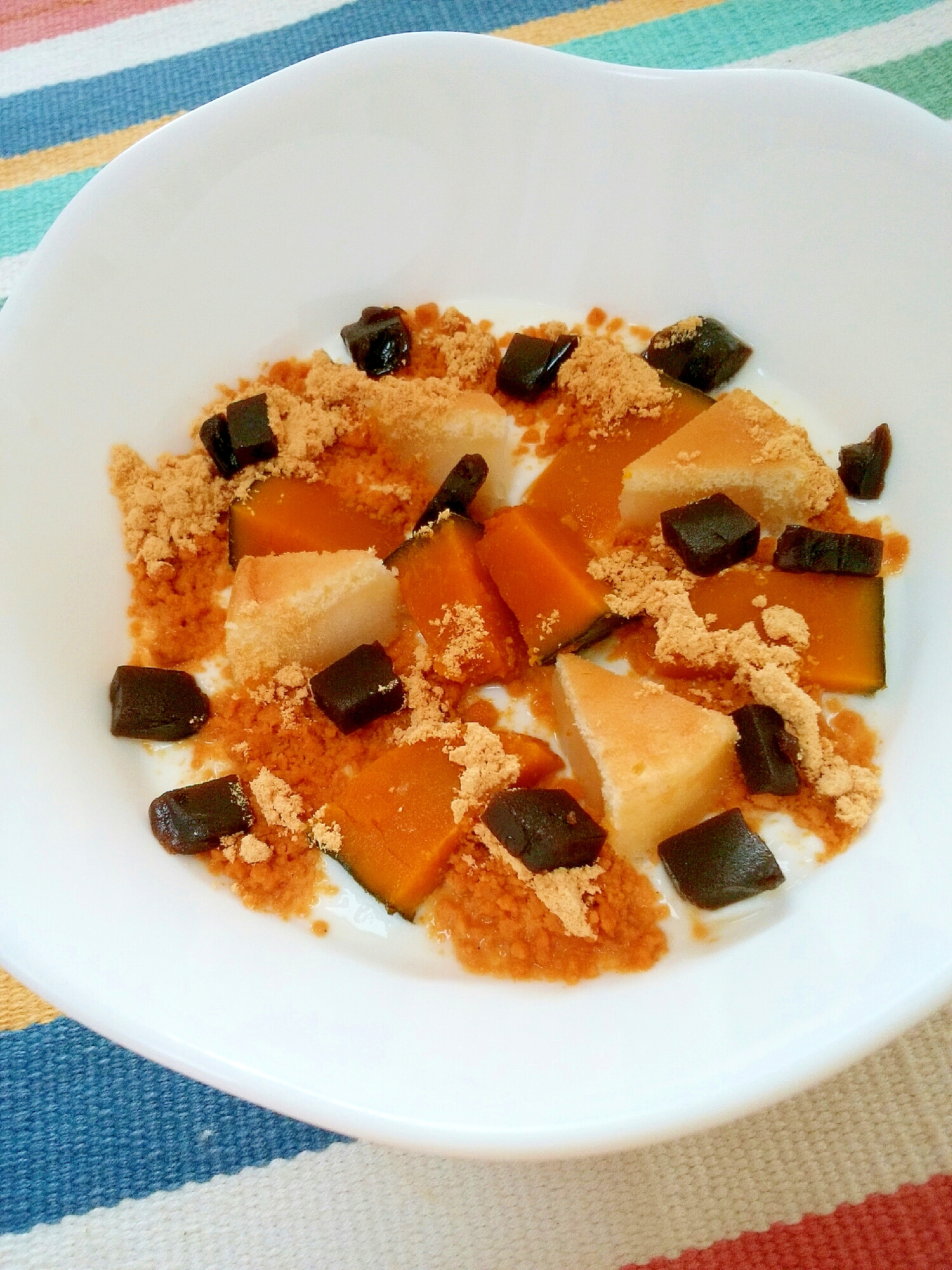 和スイーツ かぼちゃまんじゅうヨーグルト レシピ 作り方 By Nyan260 楽天レシピ