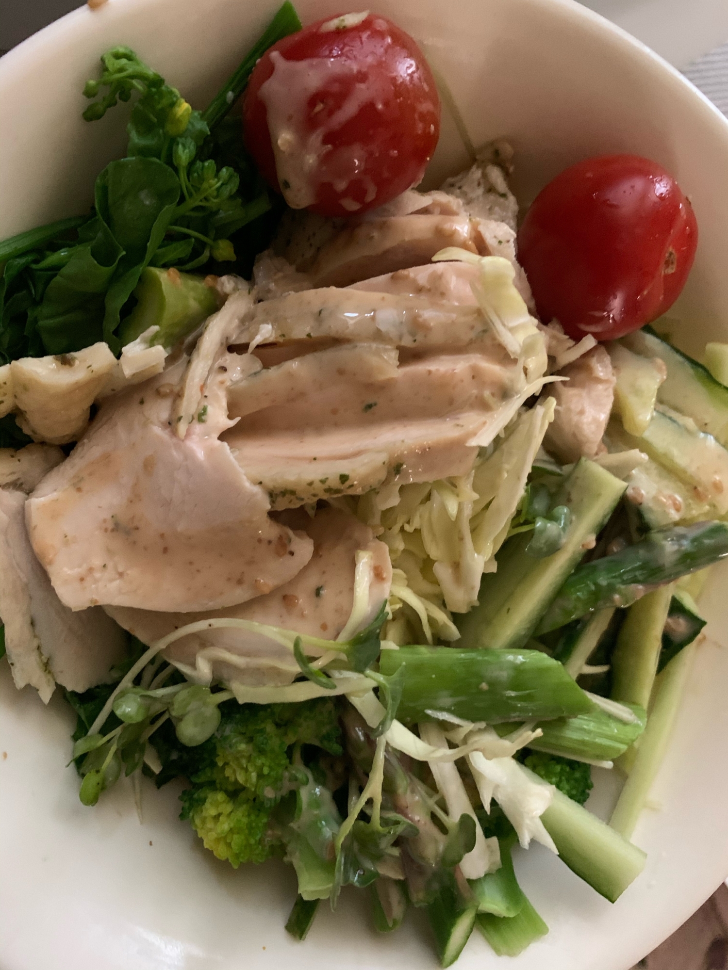 サラダチキンランチ