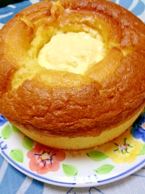 カスタードクリーム入りシフォンケーキ レシピ 作り方 By Polaris36 楽天レシピ カスタードクリーム入りシフォンケーキ レシピ 作り方 By Polaris36 楽天レシピ