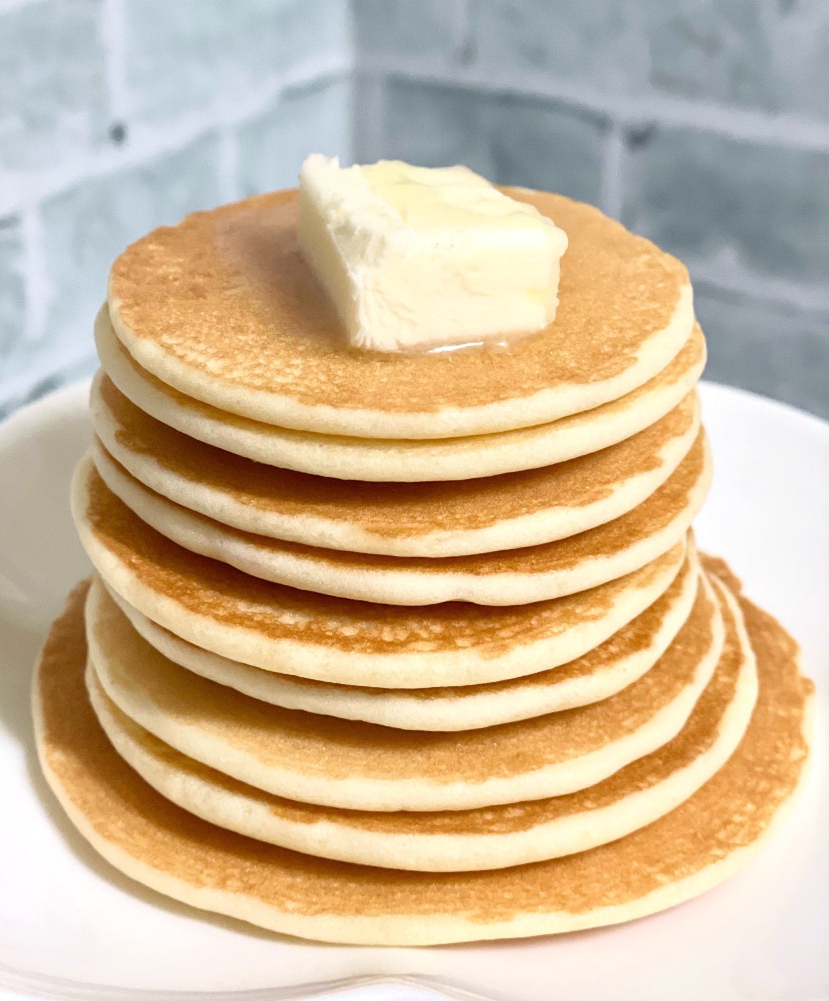 甘さ控えめꕤ米粉パンケーキ♡