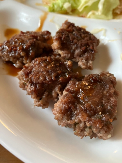 サイコロステーキが作れるなんて、ビックリ‼️ ハンバーグとはまた違う食感で美味しかったです。