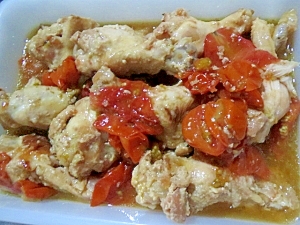 鶏手羽のトマト煮