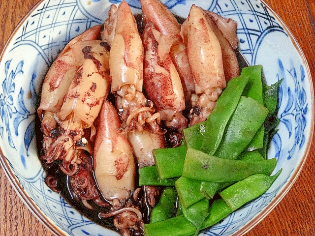 ご飯がススム☆　「豆イカとささげ生姜煮」