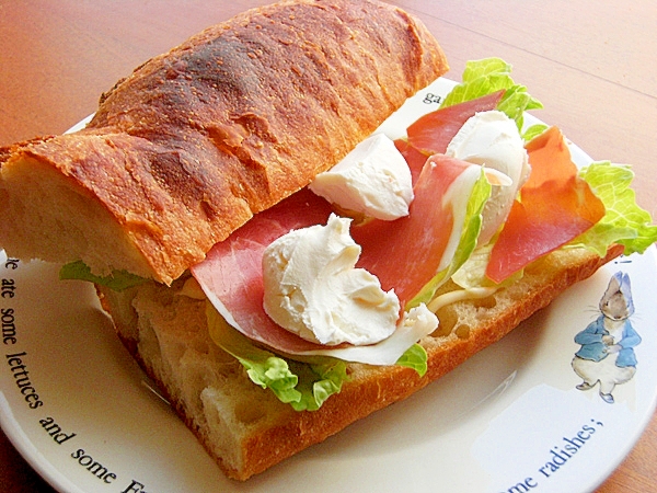 イタリアンカフェ風 プロシュートのサンドイッチ レシピ 作り方 By ジョン リーバス 楽天レシピ イタリアンカフェ風 プロシュートのサンドイッチ レシピ 作り方 By ジョン リーバス 楽天レシピ