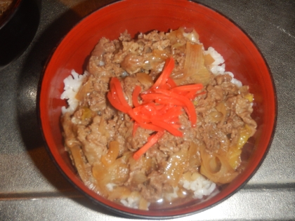 簡単和風牛丼