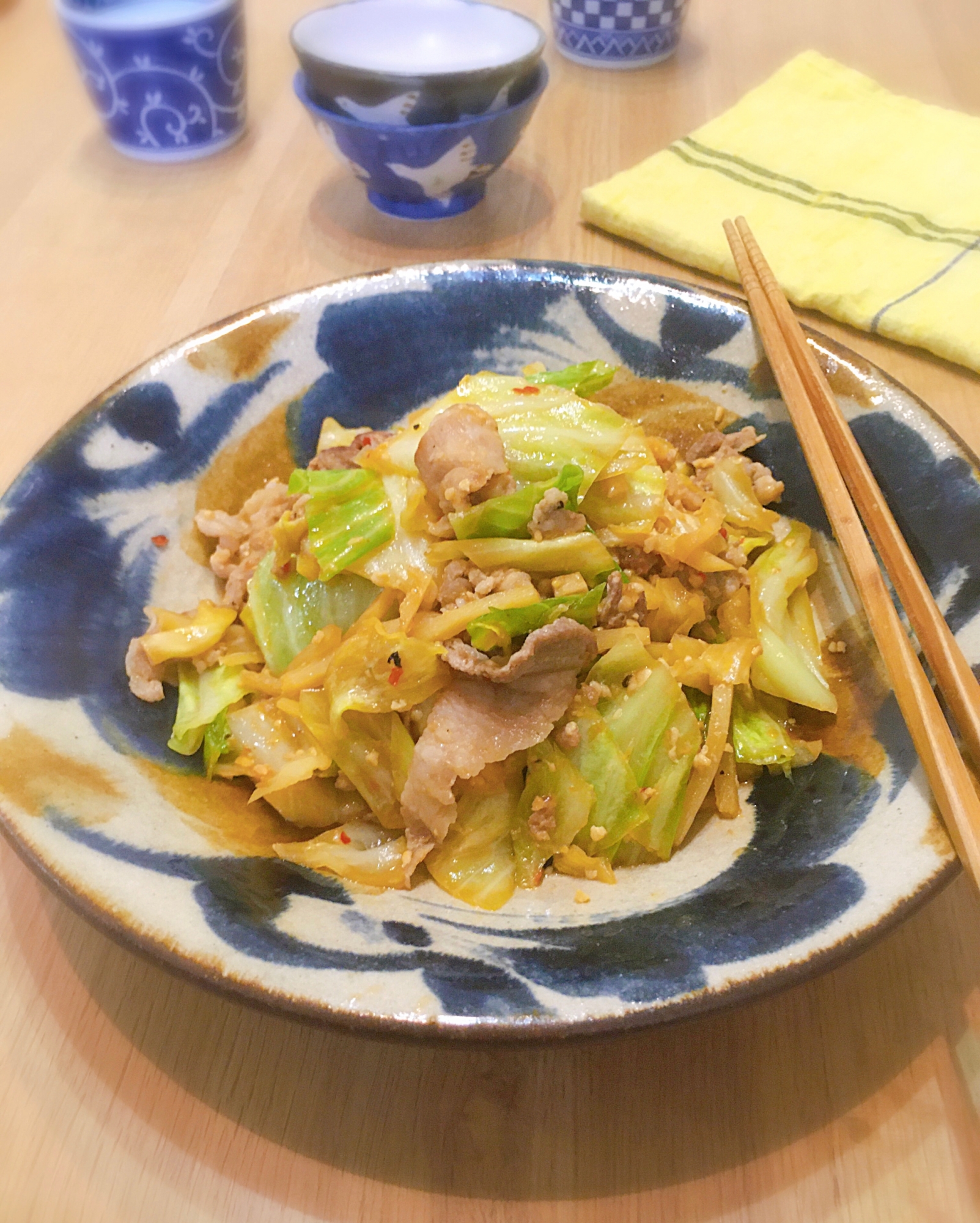 春キャベツと竹の子の和風回鍋肉