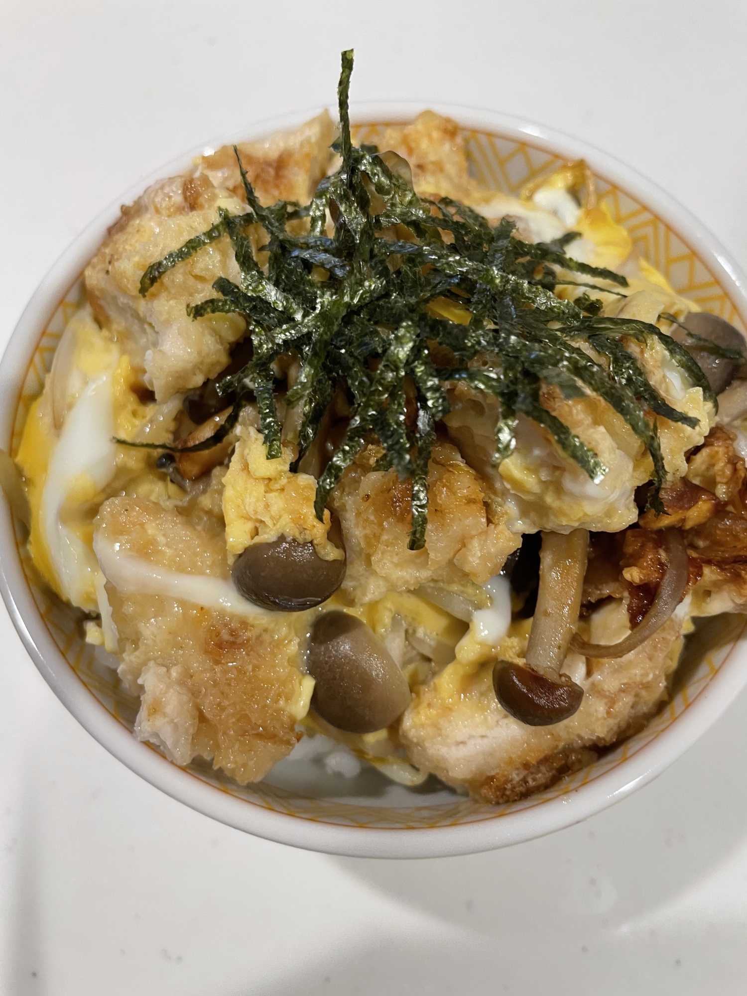 ささみともやしの卵とじ丼