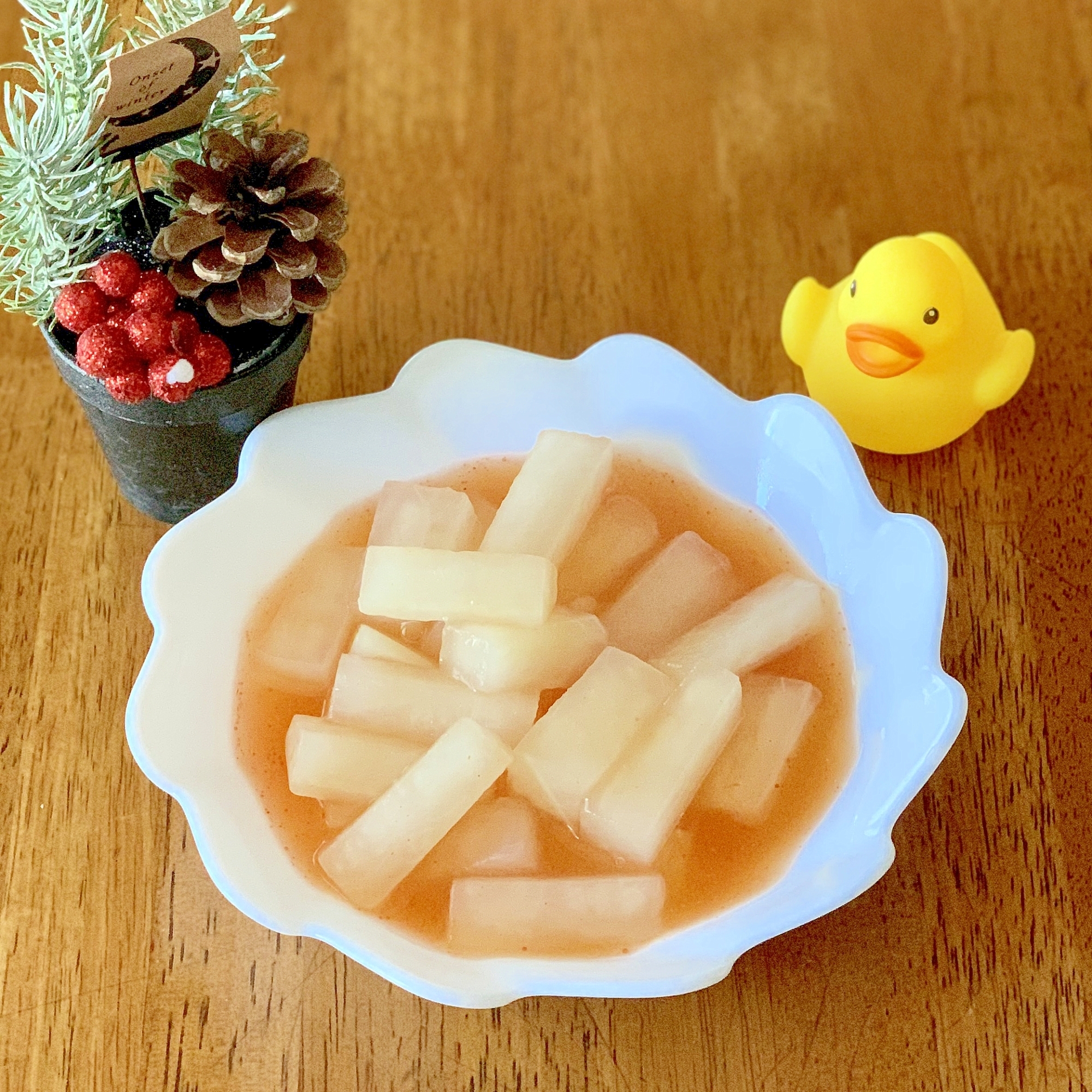 トッポギチックな大根のケチャップ煮