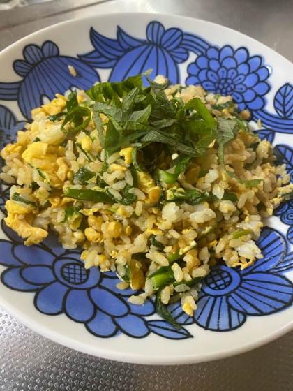 まな板なし❤ニラたま炒飯♪（天かす＆にんにく醤油）