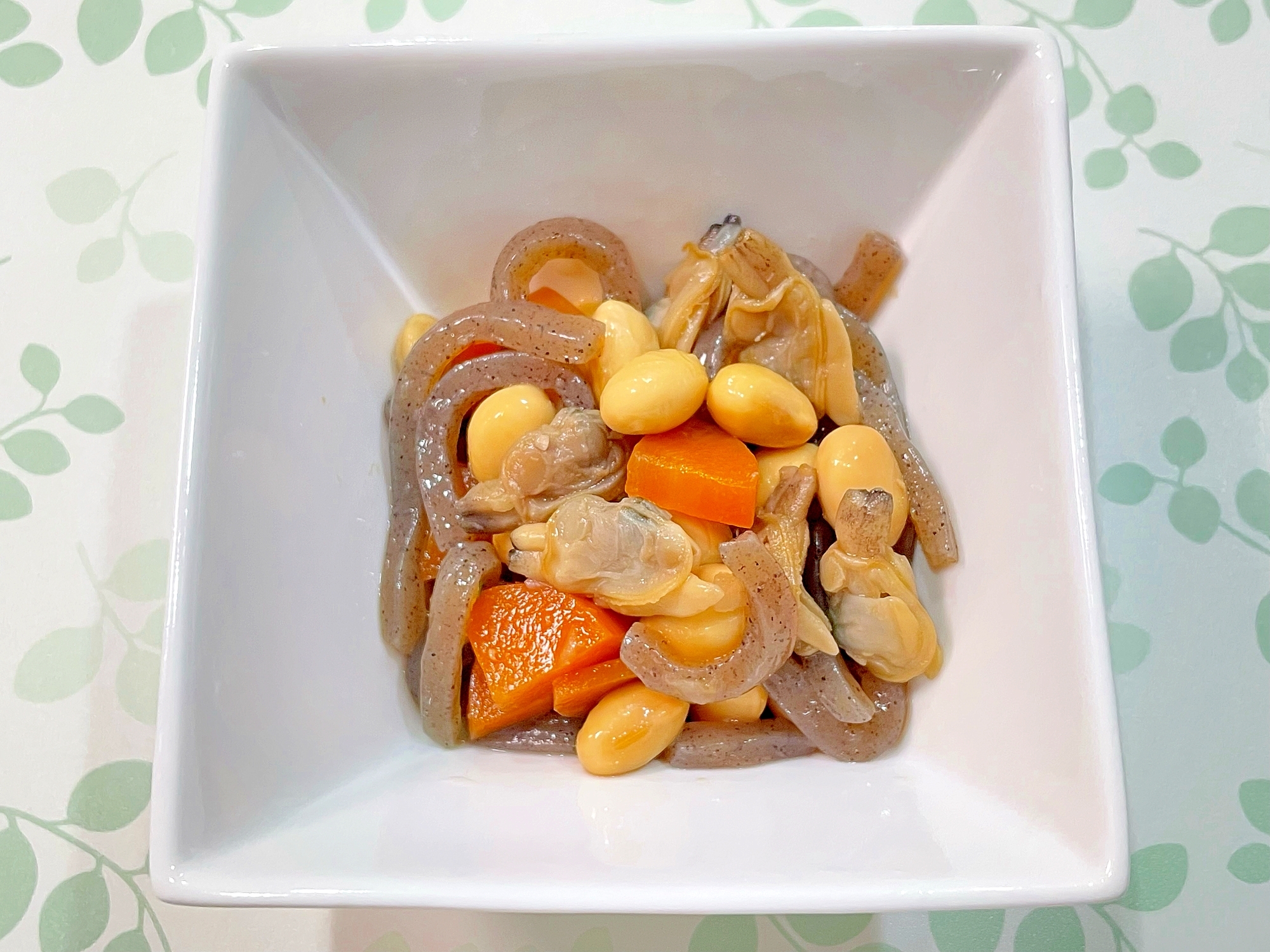 あさりと大豆の生姜煮