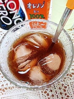 【キレイ応援朝食】アイス☆グリーンオレンジペプシ♪