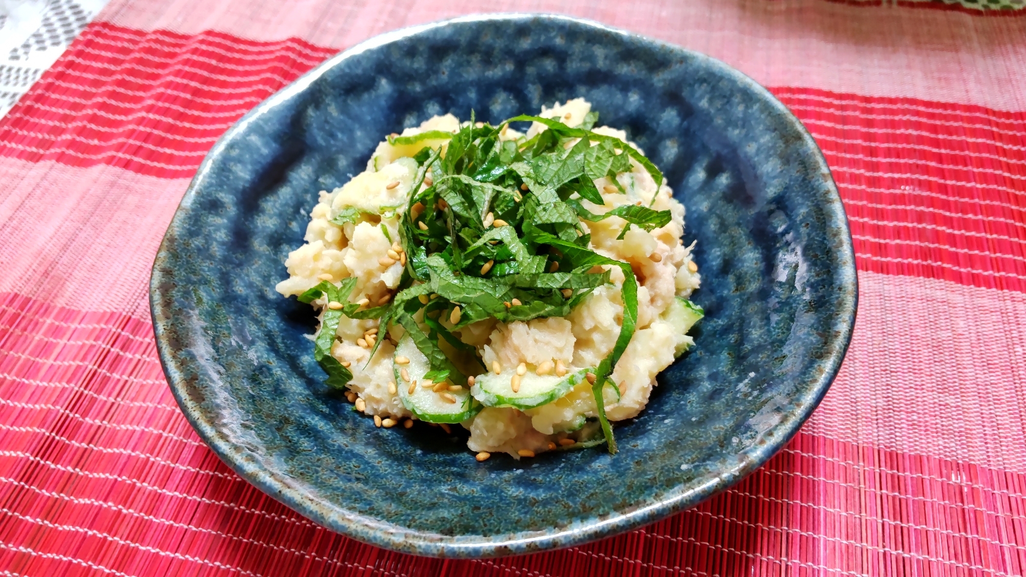 ツナ缶ときゅうりの和風ポテトサラダ〜