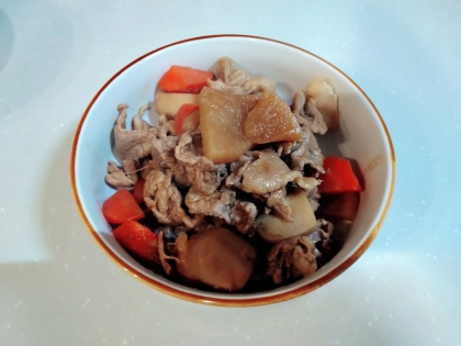 旨味を吸った大根が主役！豚肉と大根の味噌煮