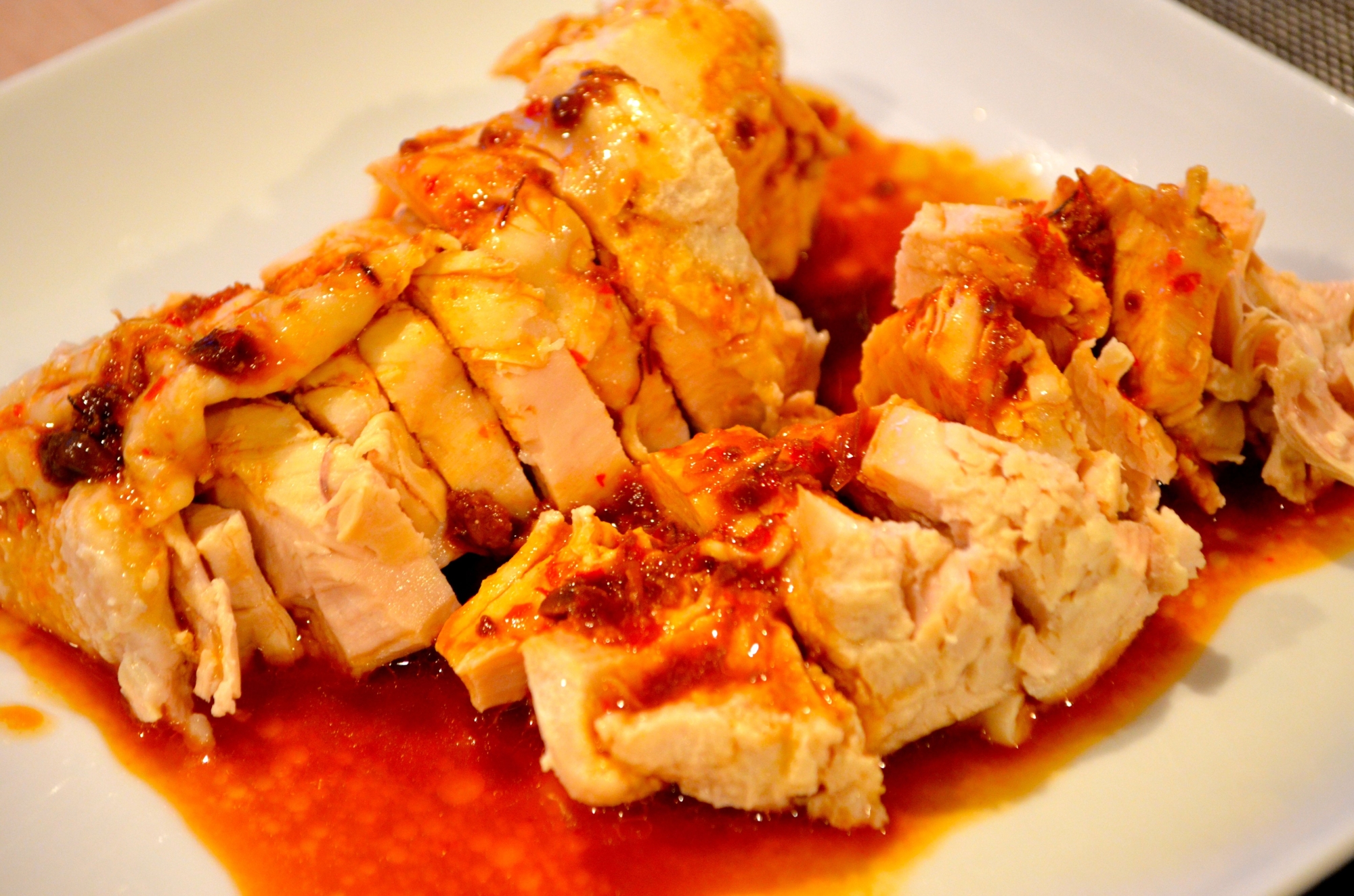 簡単 圧力鍋で鶏むね肉のよだれ鶏風 レシピ 作り方 By Nunop41 楽天レシピ