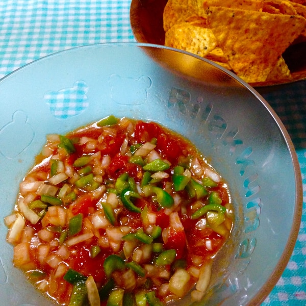 トマト缶で サルサソース レシピ 作り方 By うみ ひま 楽天レシピ トマト缶で サルサソース レシピ 作り方 By うみ ひま 楽天レシピ