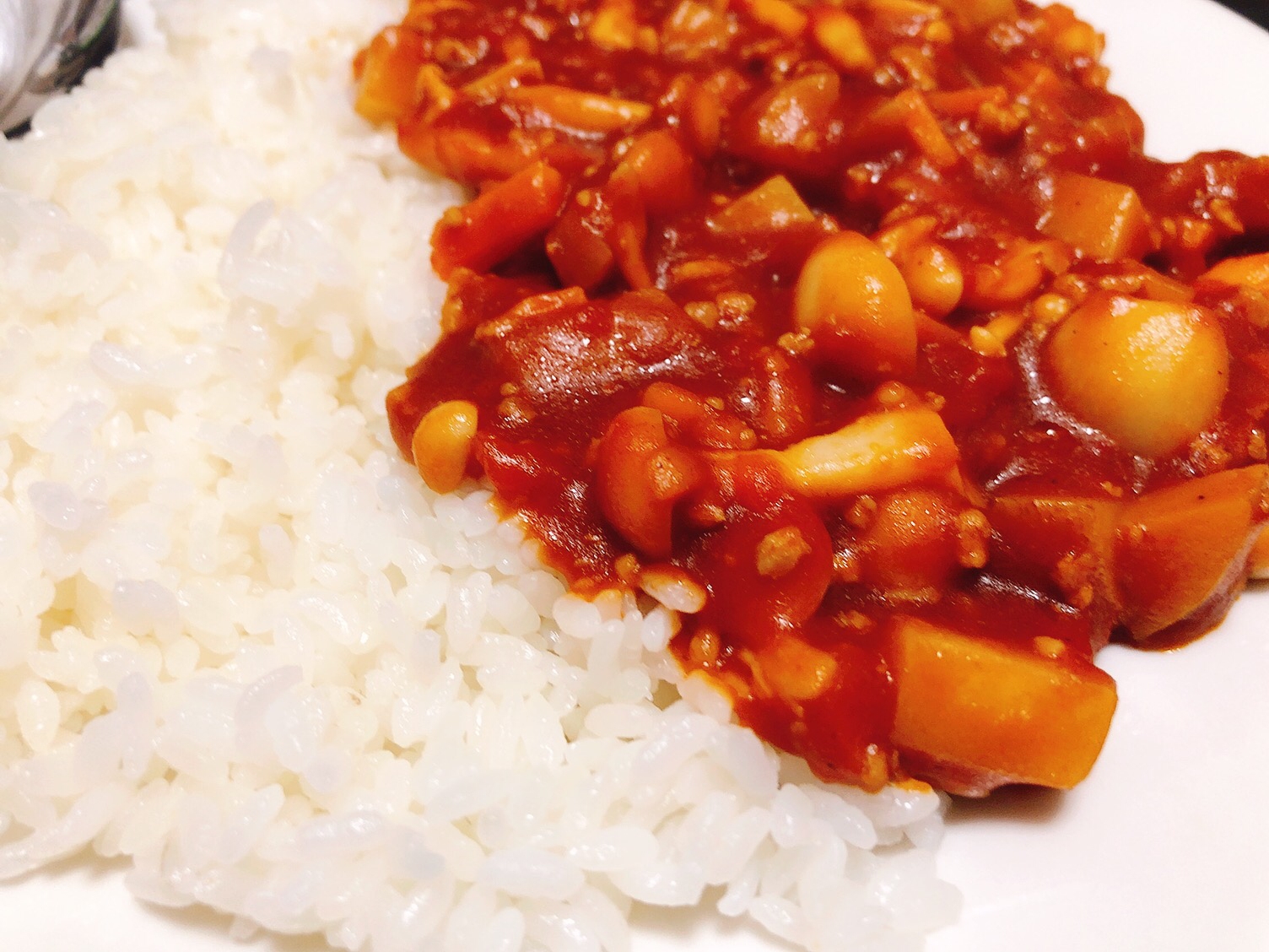 煮込み時間10分！簡単キーマカレー