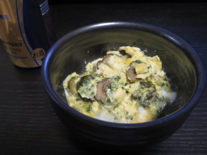 風味良く♡きゅうりのキューちゃんと青海苔の炒り卵