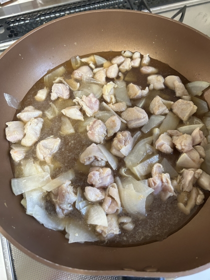 新玉ねぎと鶏胸肉の親子丼